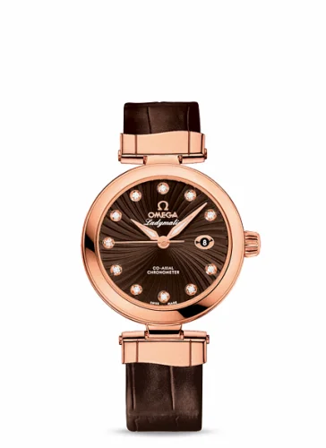 Omega LadyMatic Co-Axial 34 Red Gold / Brown 425.63.34.20.63.001 (42563342063001)